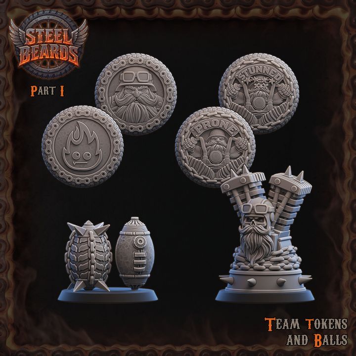 Steel Beards Part.1 Bloodbowl Team