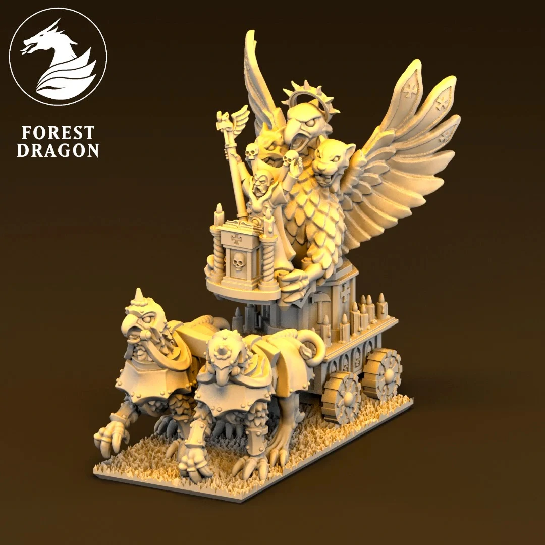 Imperial Battle Shrine - Empire - 10mm - Forest Dragon