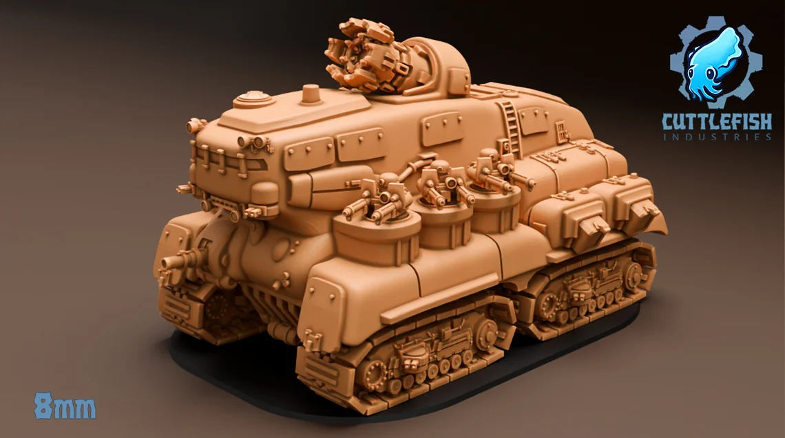 Behemoth Troop Carrier - 8mm