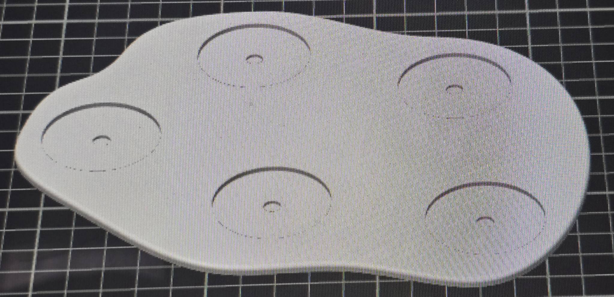 Blank Tree Base Set - Sci fi - 28-32mm