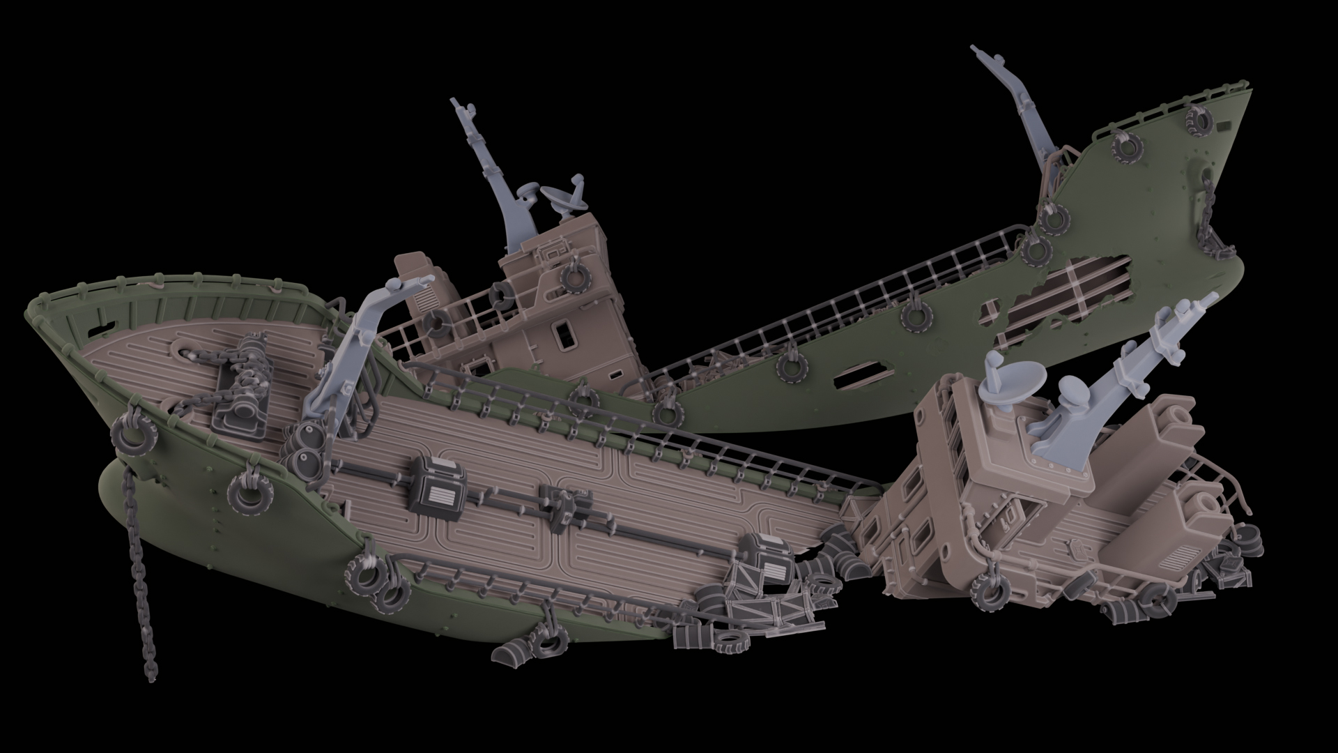 Wastelands  scenery Sets- 6mm to 8mm