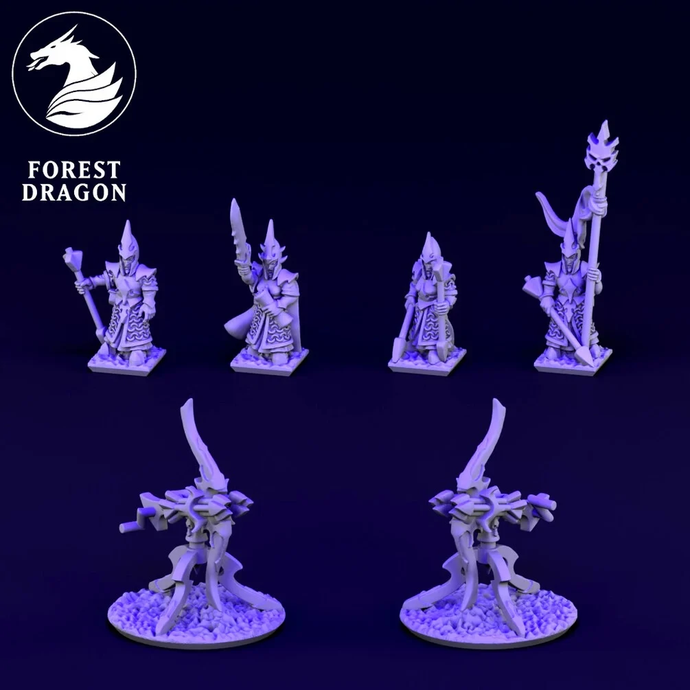 Bolt Thrower Unit - Dire Elves - 10mm - Forest Dragon