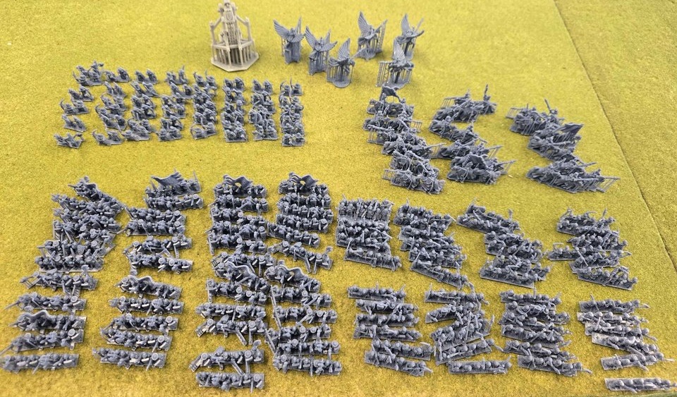 2K Bretonnians Army - 10mm - Forest Dragon