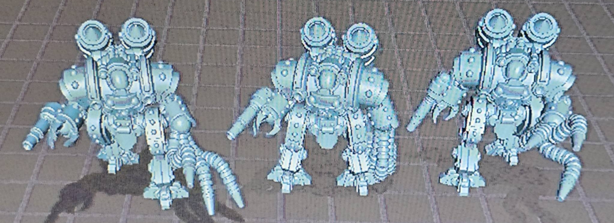 Advanced Battle Cyberbots - 8mm - Martian Cyborgs