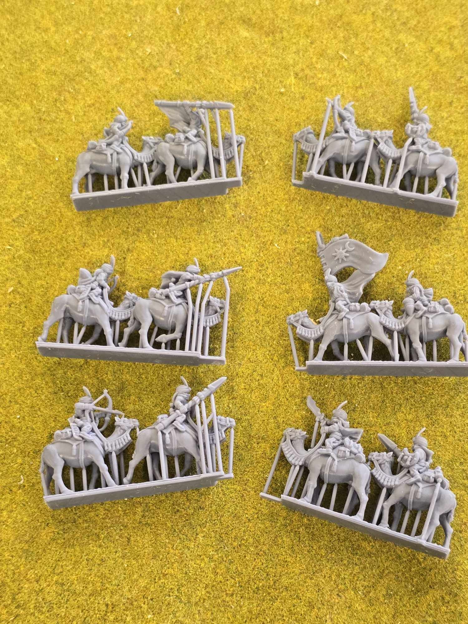 Camel Riders Unit - 10mm Araby - Greensin Miniatures - Warmaster