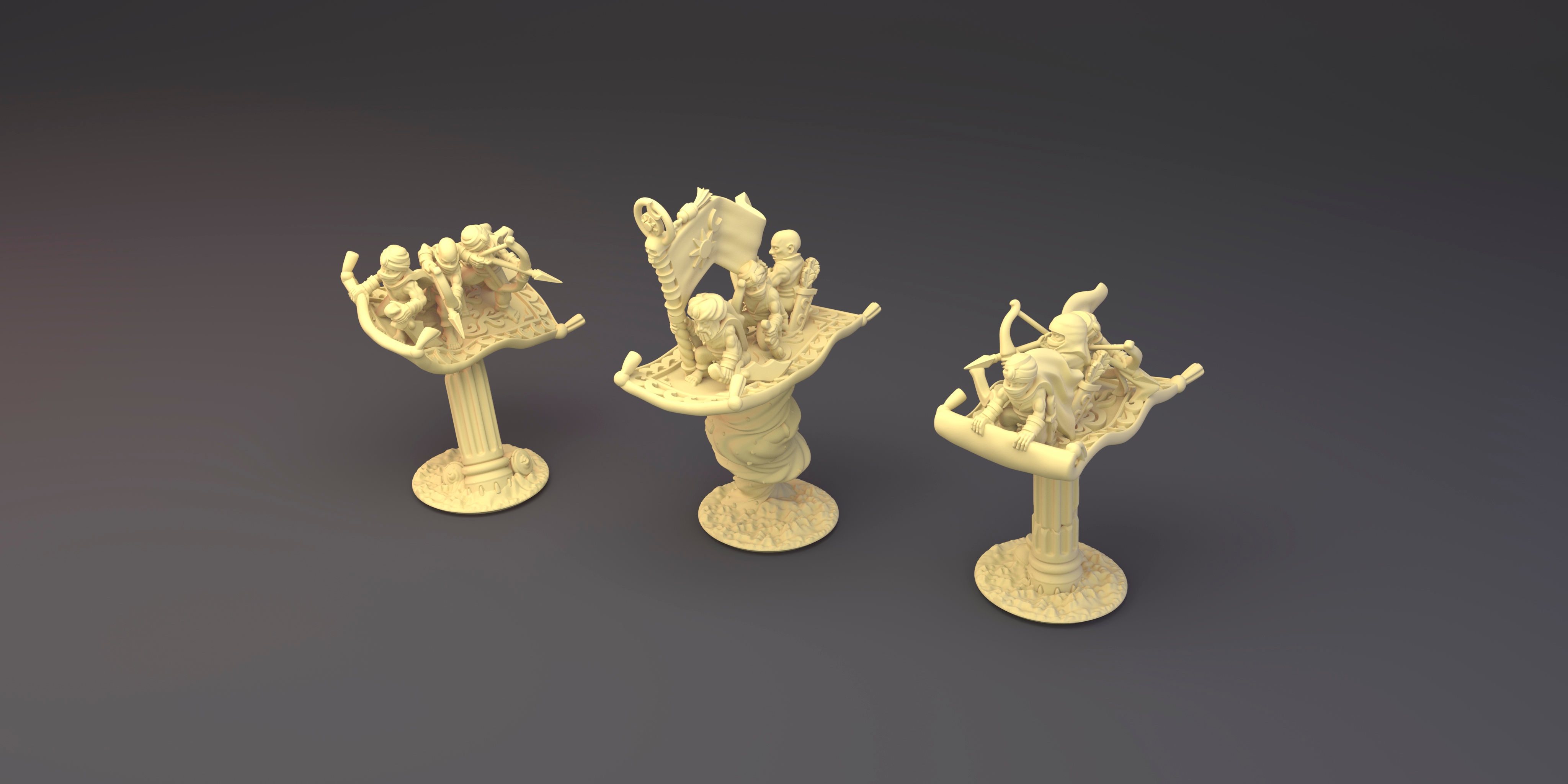 Magic Carpet Unit - 10mm Araby - Greensin Miniatures - Warmaster