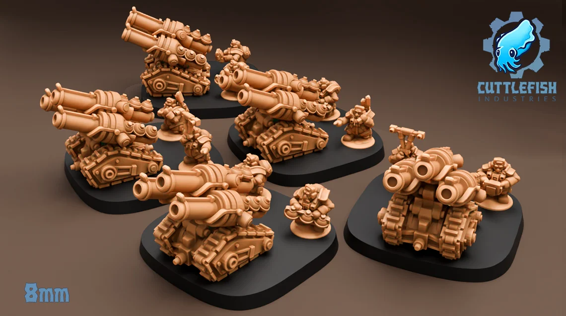 Cerberus Cannon Unit - 8mm