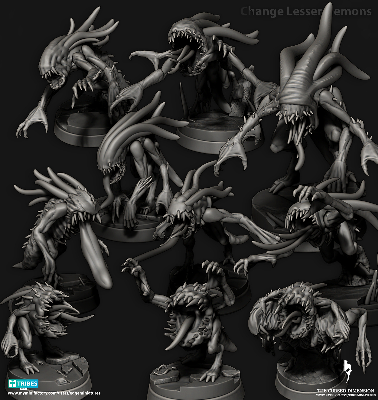 Lesser demon Set 28mm - Followers of Change