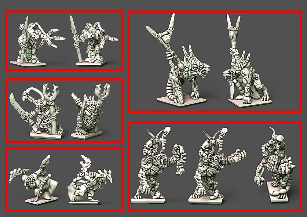 Ankylo Vermin Clans - Warmaster 10mm