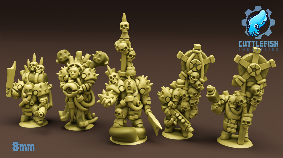 Infected Character Pack - 6mm - 8mm