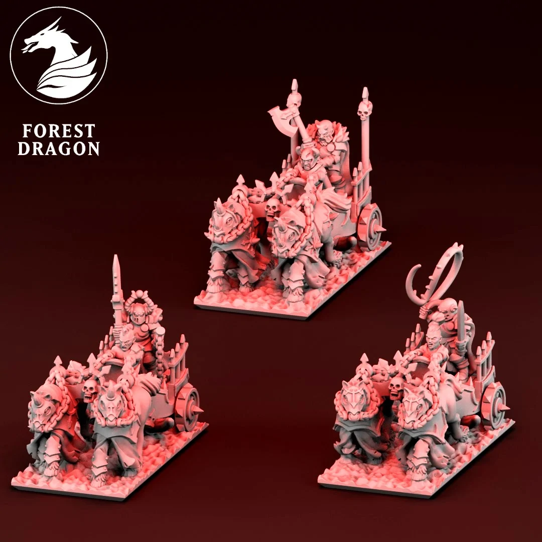 Chariot Unit - Despoilers - 10mm - Forest Dragon