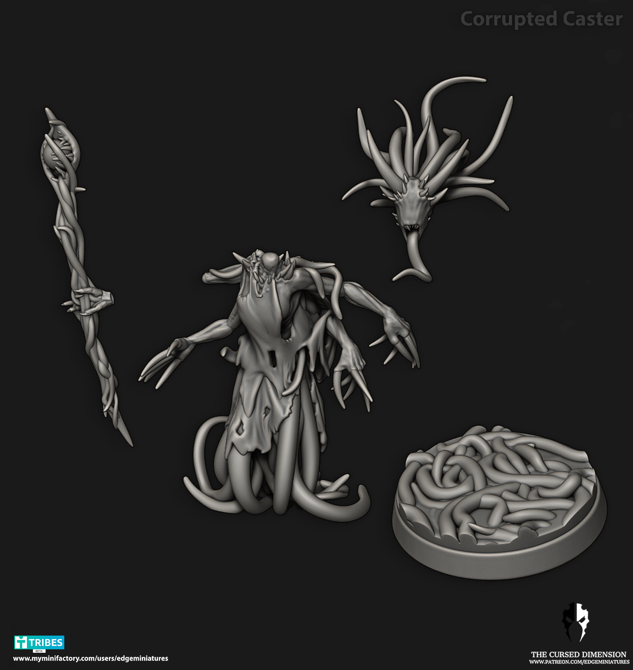 Warrior & Caster Set 28mm - Followers of Change