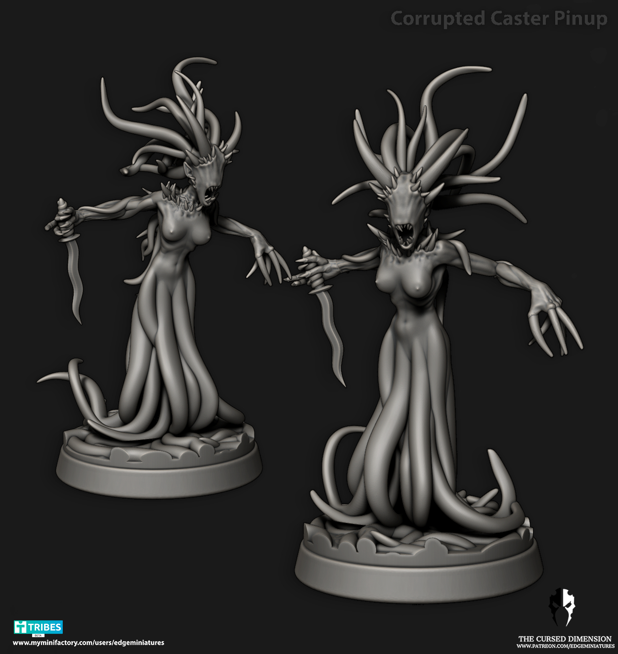 Warrior & Caster Set 28mm - Followers of Change