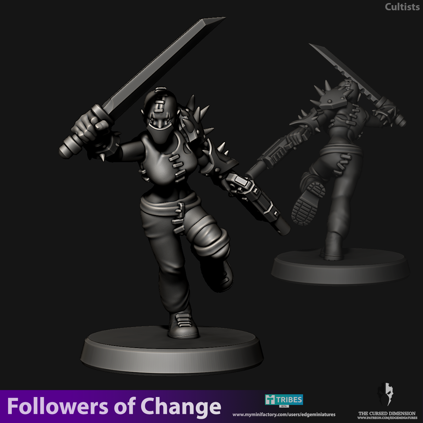 Followers of Change Kill Team - 28mm or 32mm