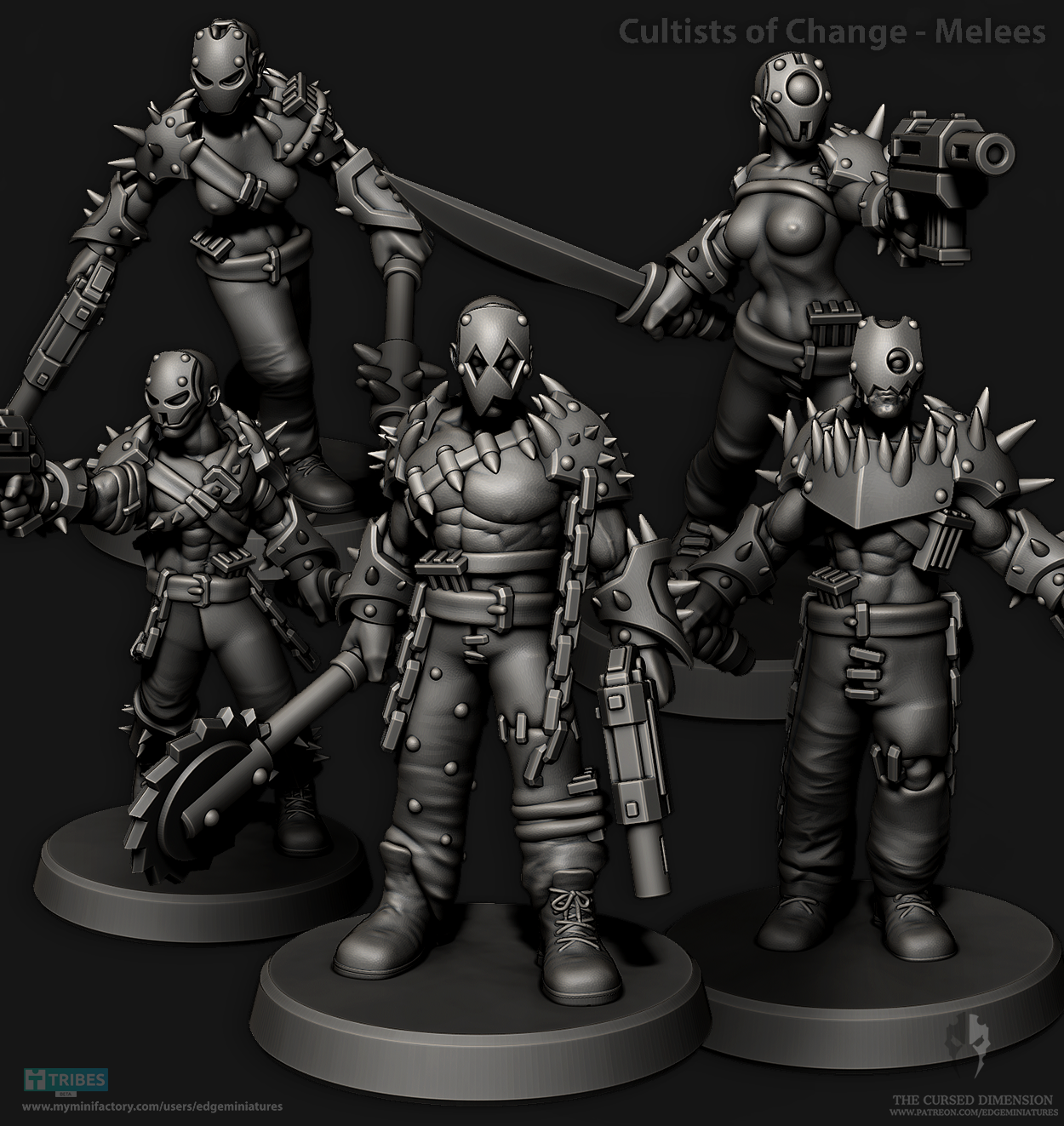 Cultists of Change 28mm - Followers of Change