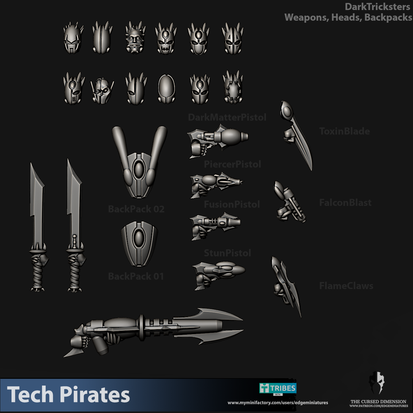 Dark Tricksters Kill Team - TechPirates - 28mm