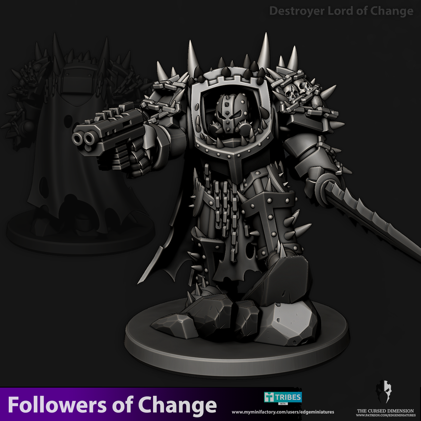 Destroyer Lord 28mm - Followers of Change