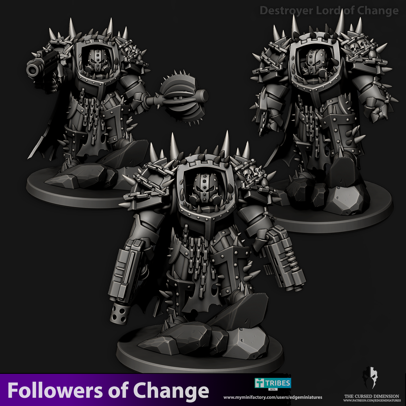 Destroyer Lord 28mm - Followers of Change