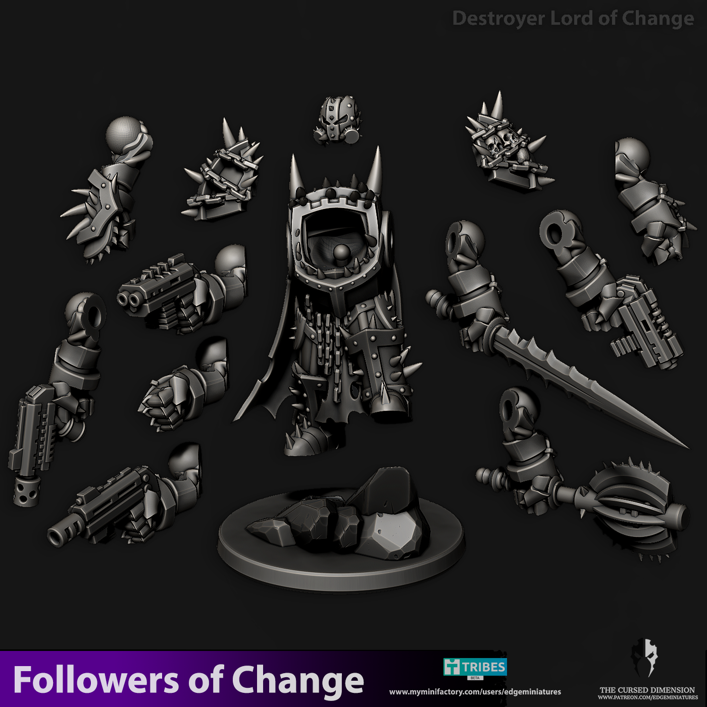 Destroyer Lord 28mm - Followers of Change
