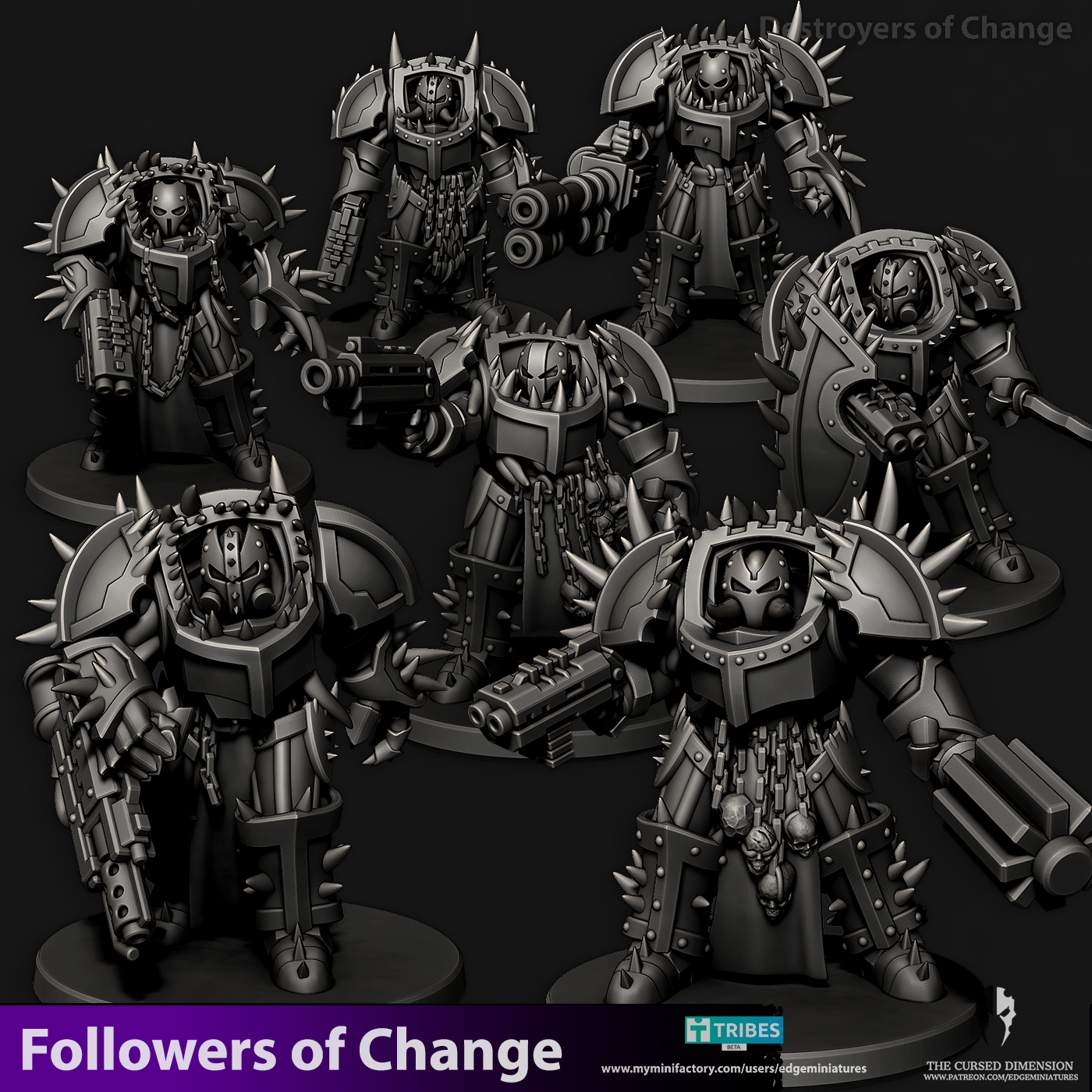 Destroyers 28mm - Followers of Change