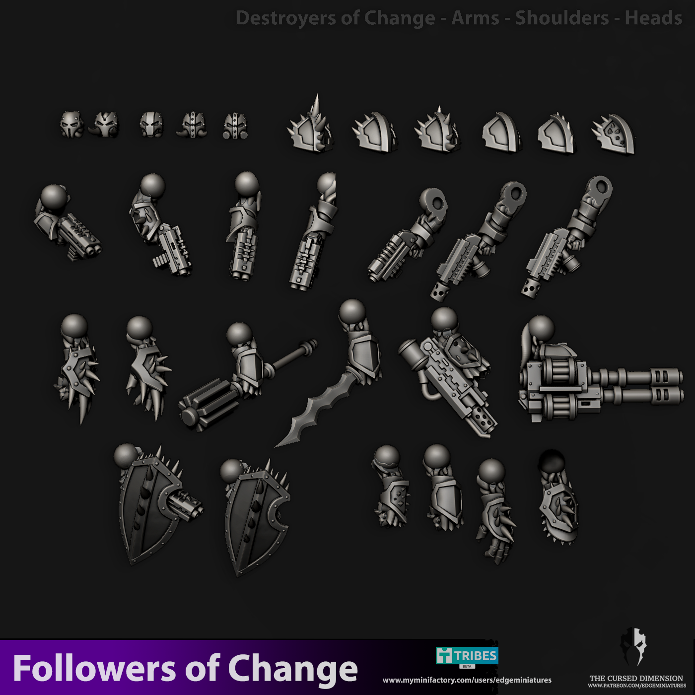 Destroyers 28mm - Followers of Change