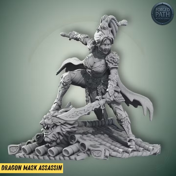 Dragon Mask Assassin - 25mm to 32mm