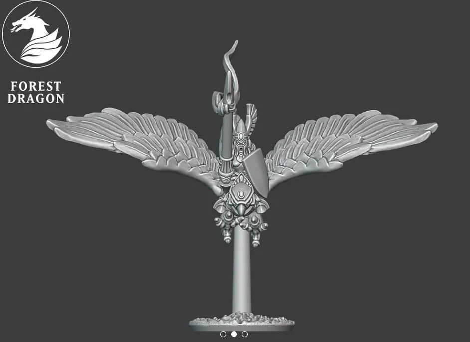 Character Pack - Noble Elfs - 10mm - Forest Dragon