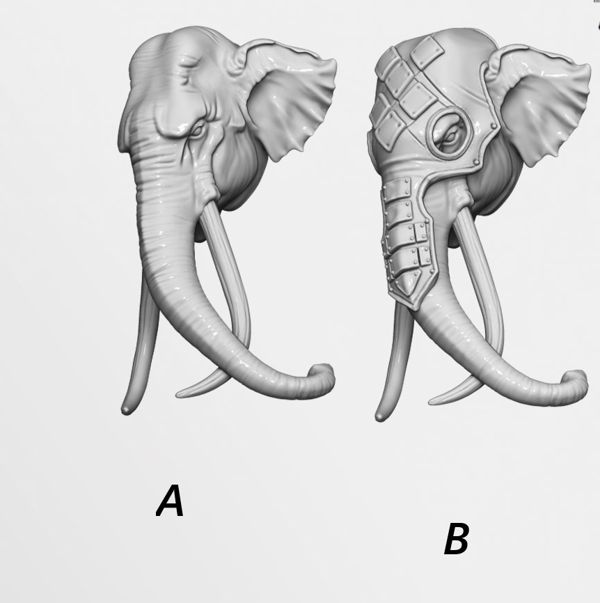 Hobgoblin War Elephant- 25mm - 32mm