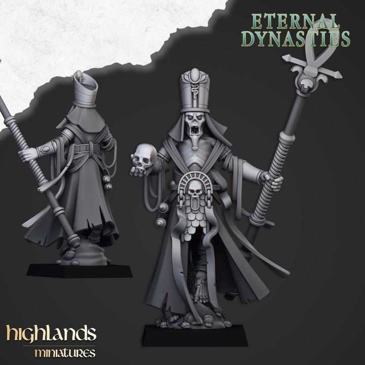 Eternal High Priest - 25mm to 32mm - Tomb Kings Eternal Dynasties
