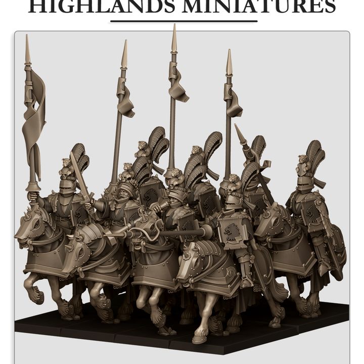 Fierce Claw Knights Unit- 25mm to 32mm - Sunland