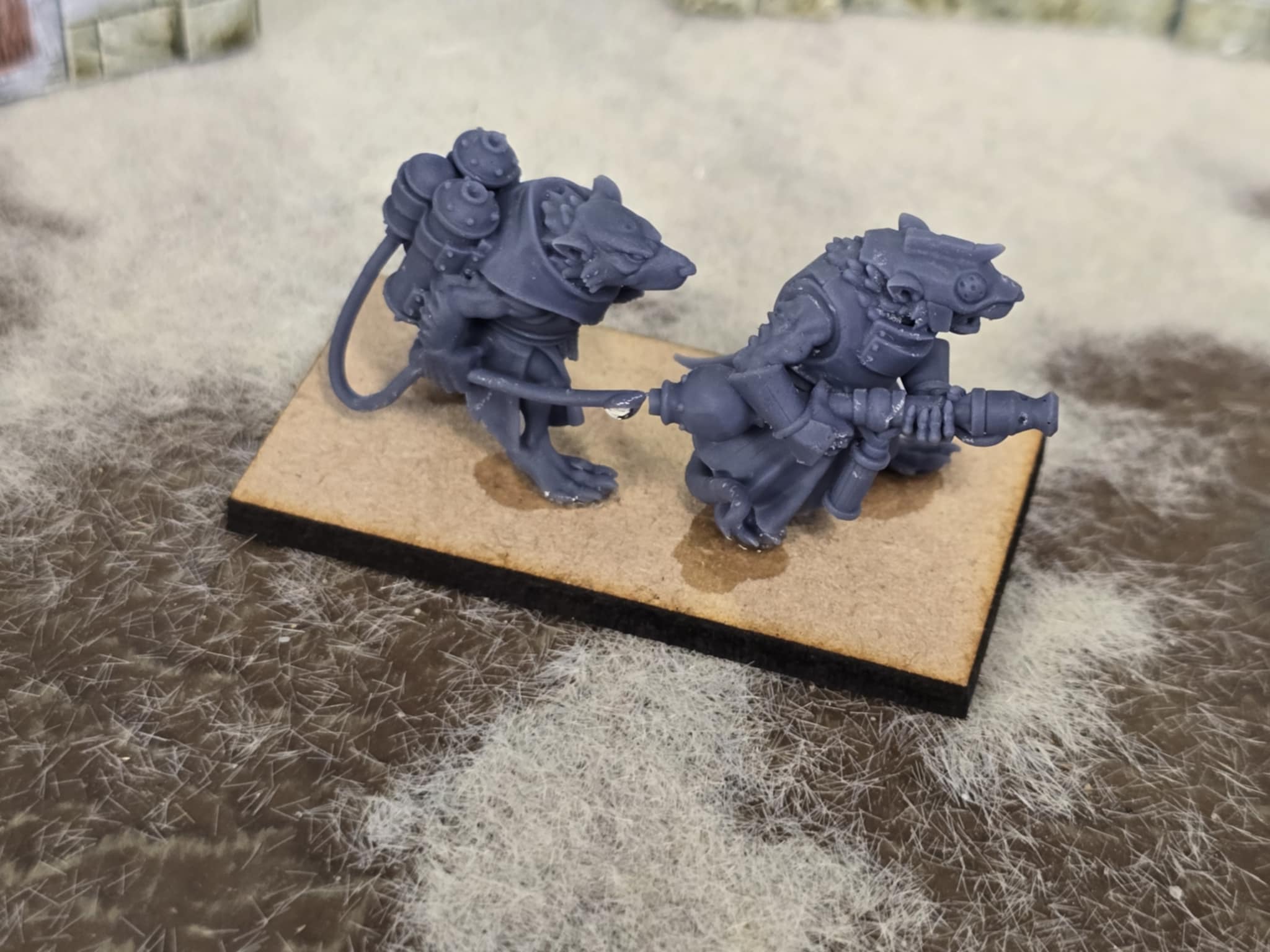 Vermin Heavy Weapons Squad - 28mm to 32mm - Sewer Rats