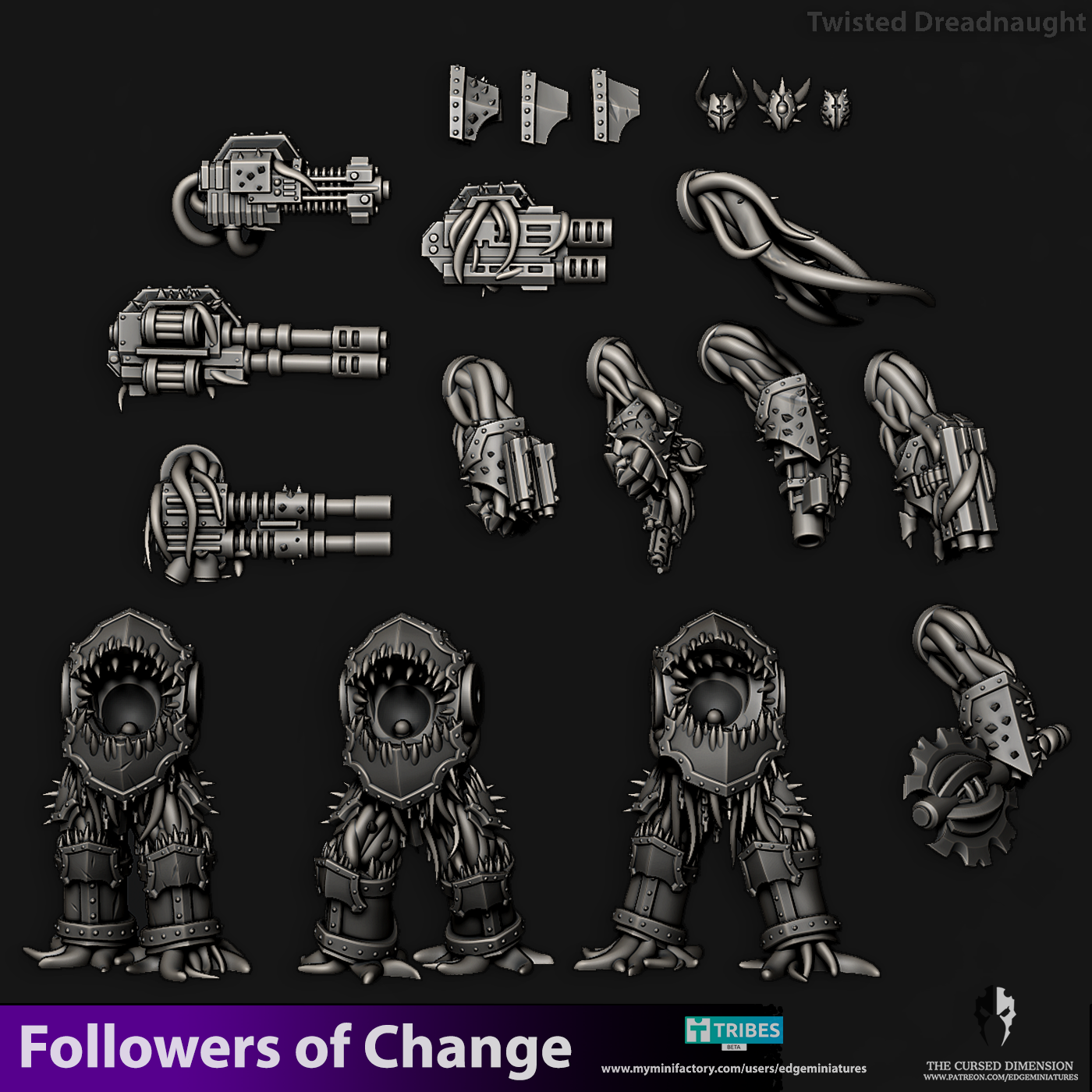 Twisted Dreadnoughts 28mm - Followers of Change