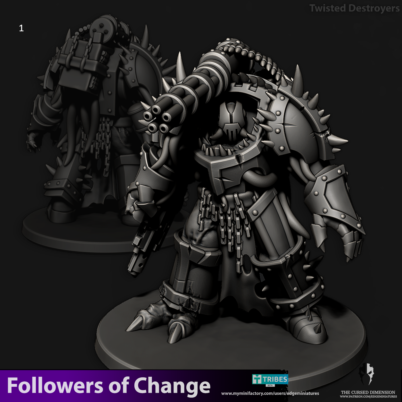 Twisted Destroyers 28mm - Followers of Change
