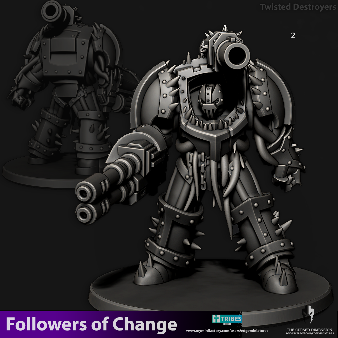 Twisted Destroyers 28mm - Followers of Change