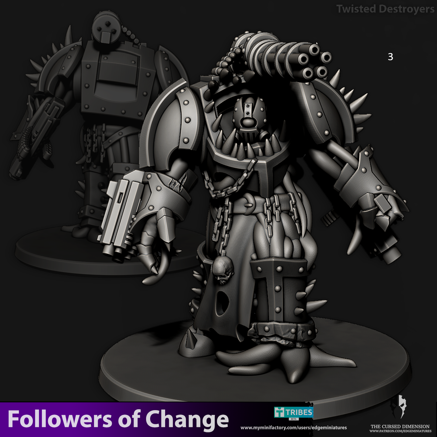 Twisted Destroyers 28mm - Followers of Change