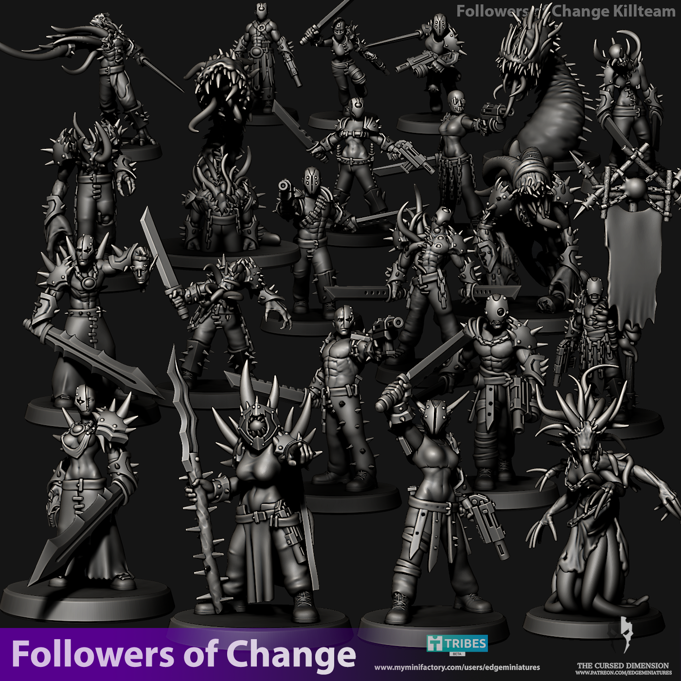 Followers of Change Kill Team - 28mm or 32mm