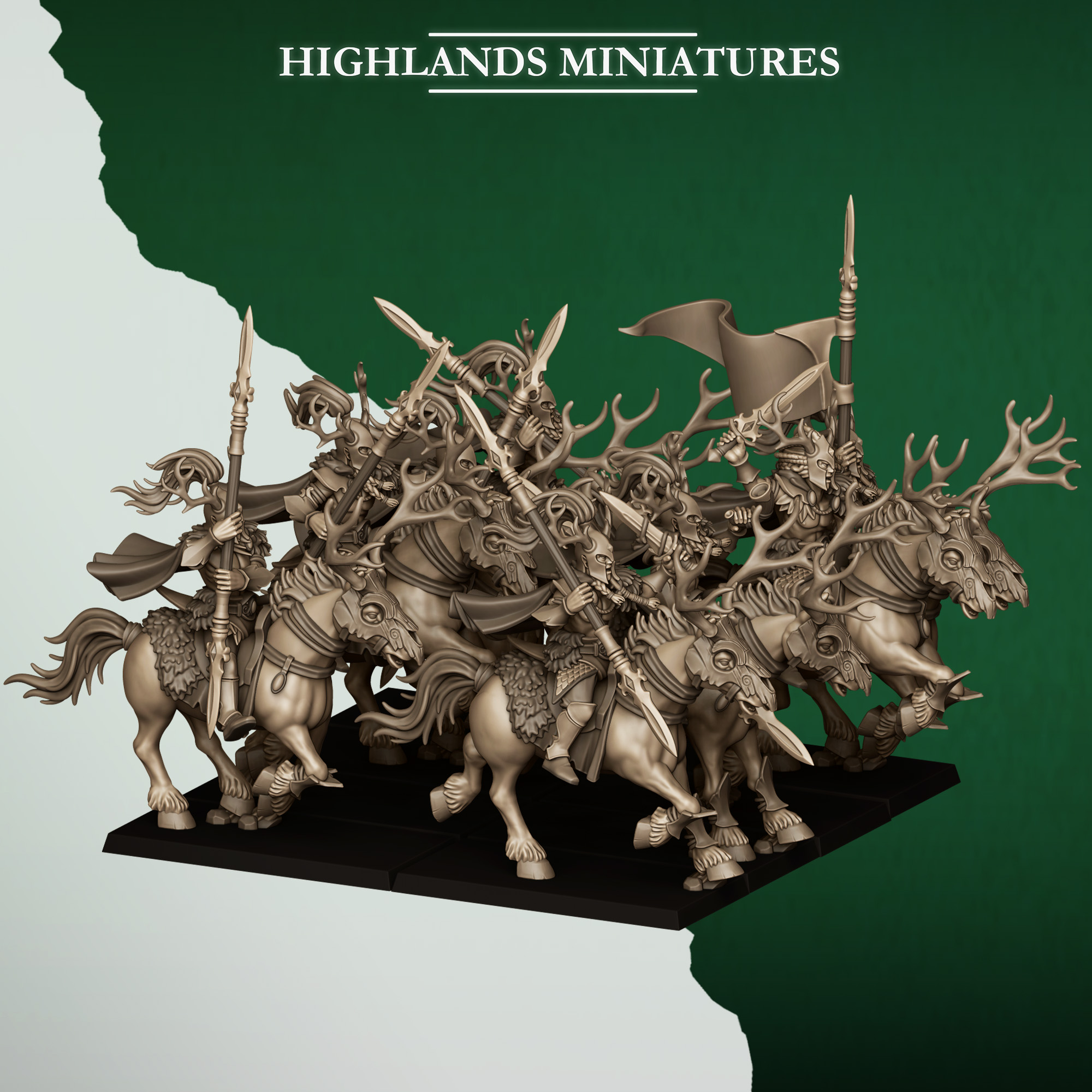 Feral Riders Unit - 25mm to 32mm - Feral Elf's