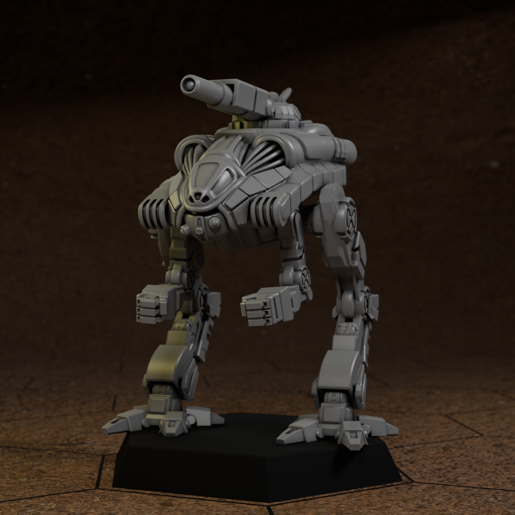 Hussar For American Mecha - Battletech 1/265th to 1/285 Scale