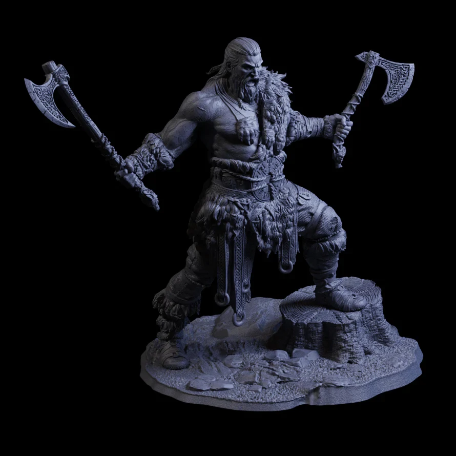 Freki - The Boarheaded - 32mm, 40mm, 75mm & 1:12 scale Mini