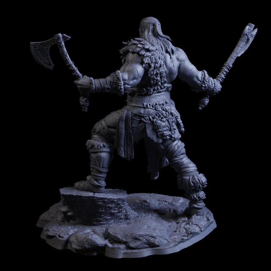 Freki - The Boarheaded - 32mm, 40mm, 75mm & 1:12 scale Mini