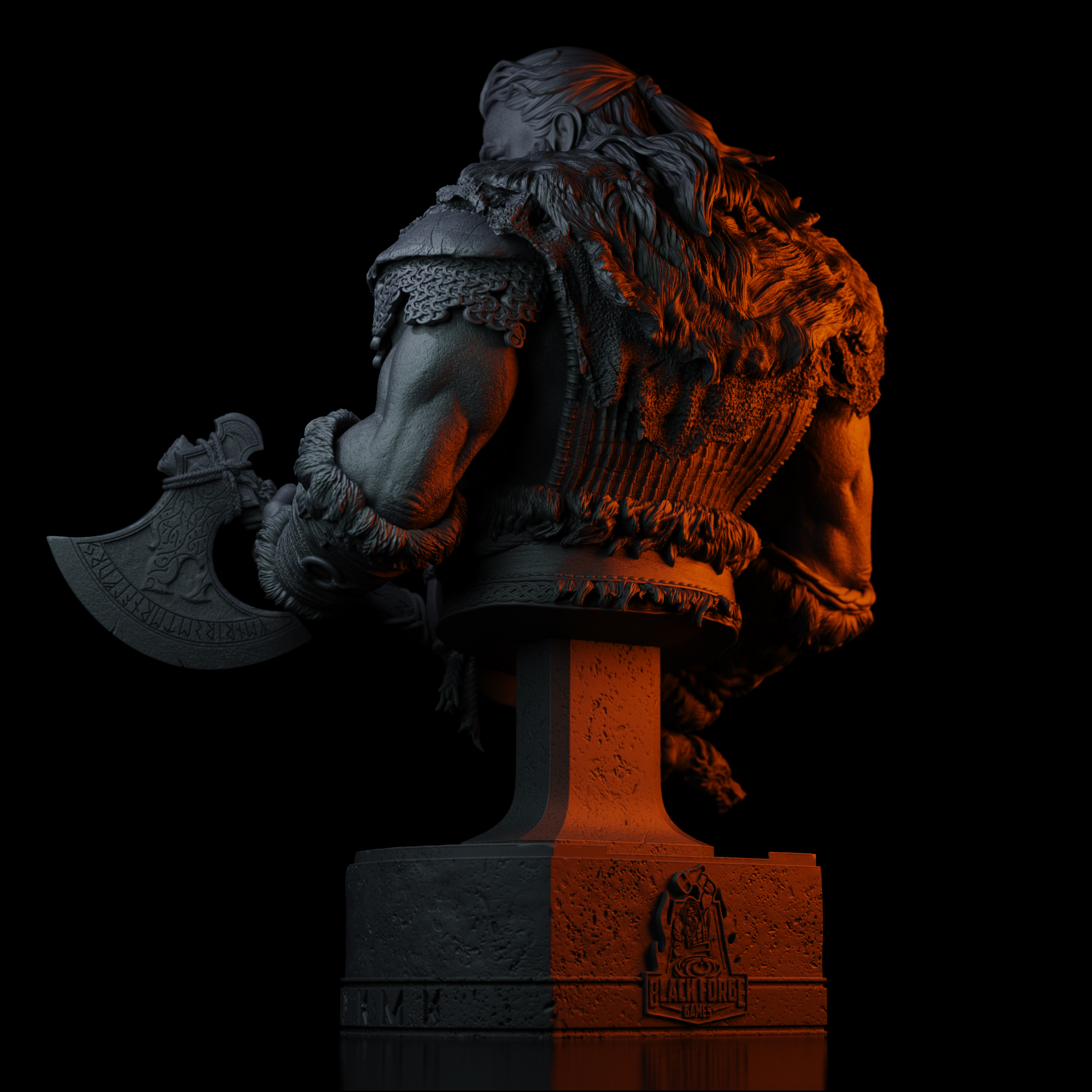Freki - The Boarheaded - 32mm, 40mm, 75mm & 1:12 scale Mini