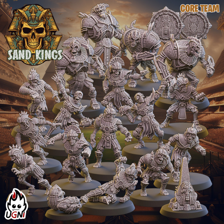 Sand Kings - Undead - Bloodbowl Team