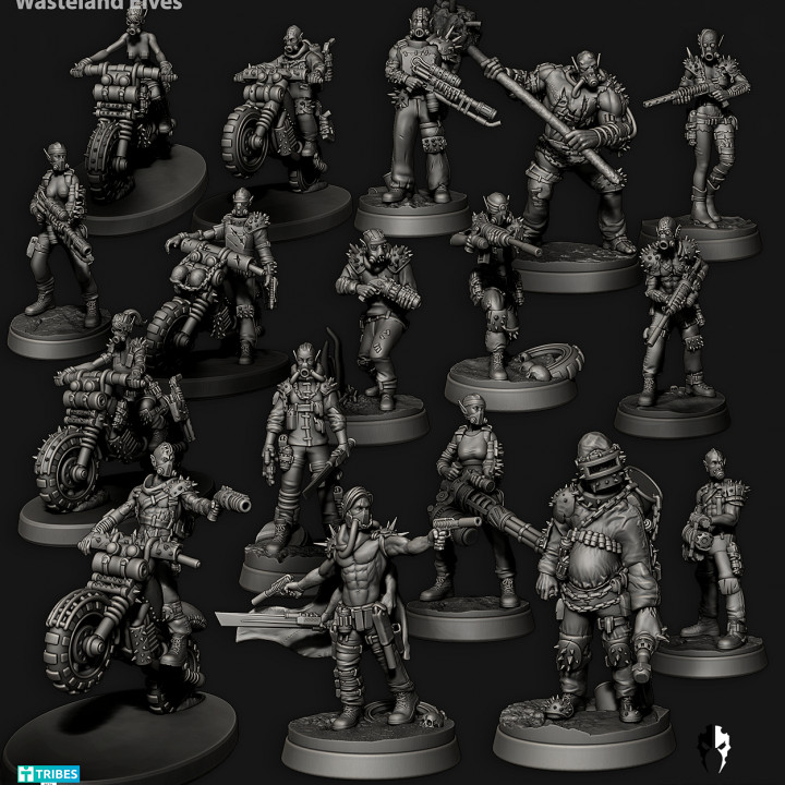 Wasteland Elves 28mm - Edge Miniatures