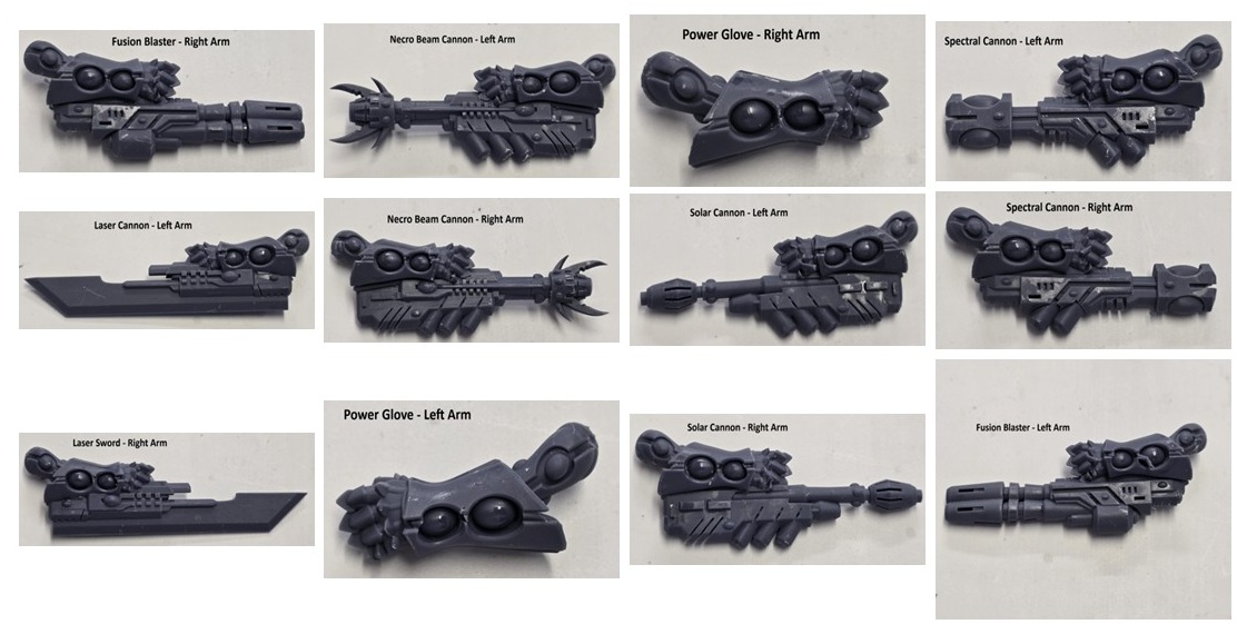 Tech Elves - Super Ttans Weapons Pack - 8mm