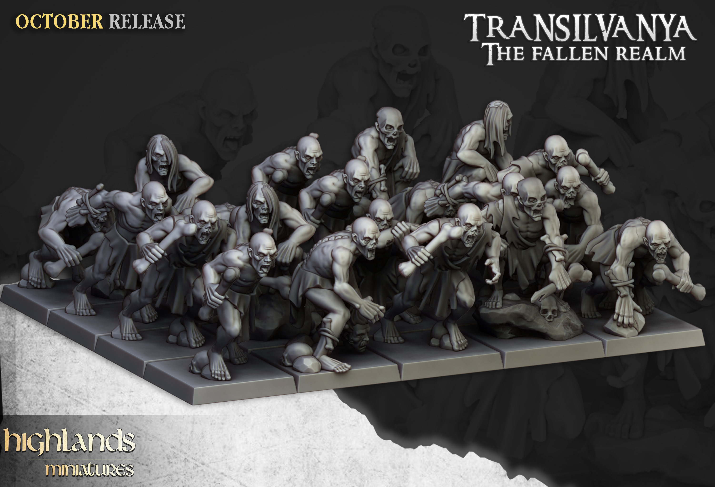 Ghouls Unit - 25mm to 32mm - Transylvania