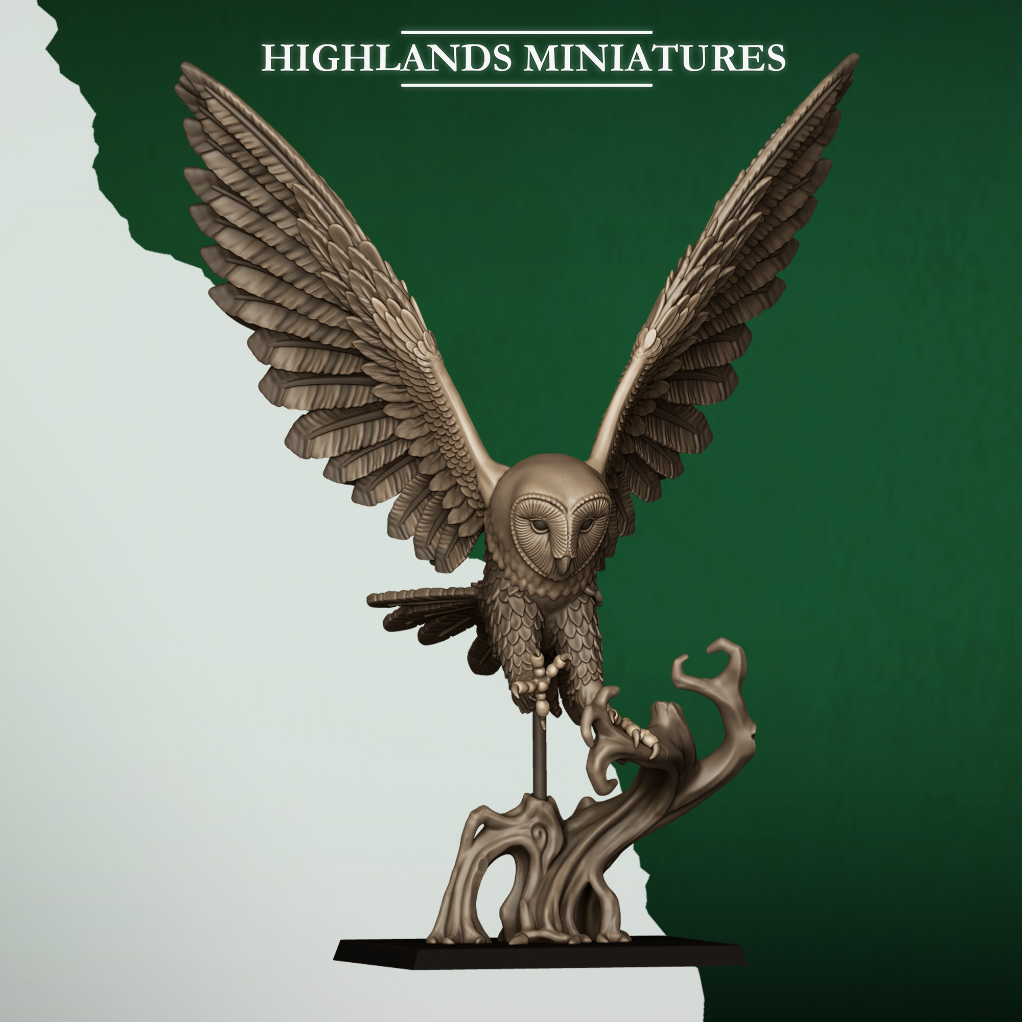 Great Owls- 25mm to 32mm - Highland miniatures