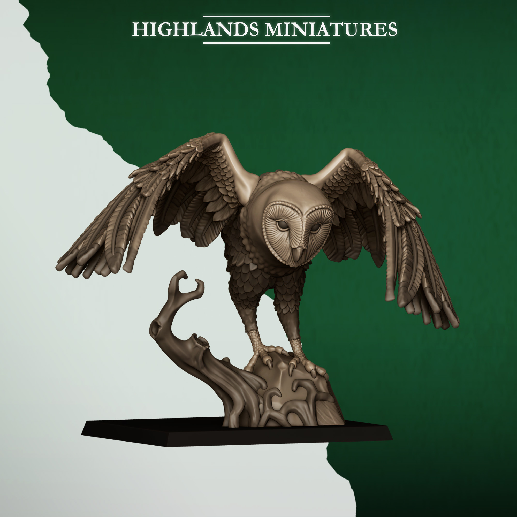 Great Owls- 25mm to 32mm - Highland miniatures