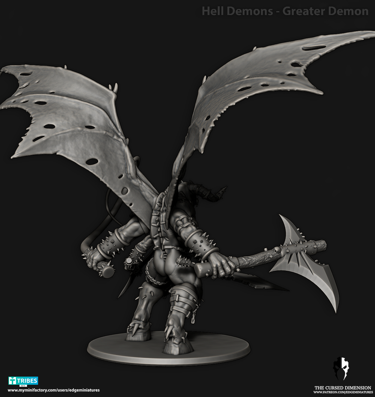 Hell Beast Greater demon 28mm - Followers of Change