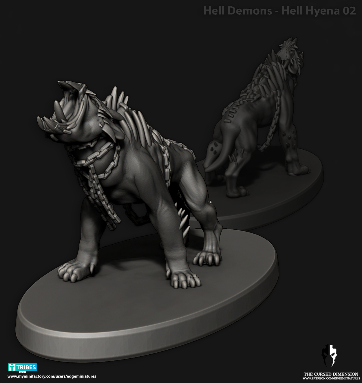 Hell Beast Hyenas Set 28mm - Followers of Change
