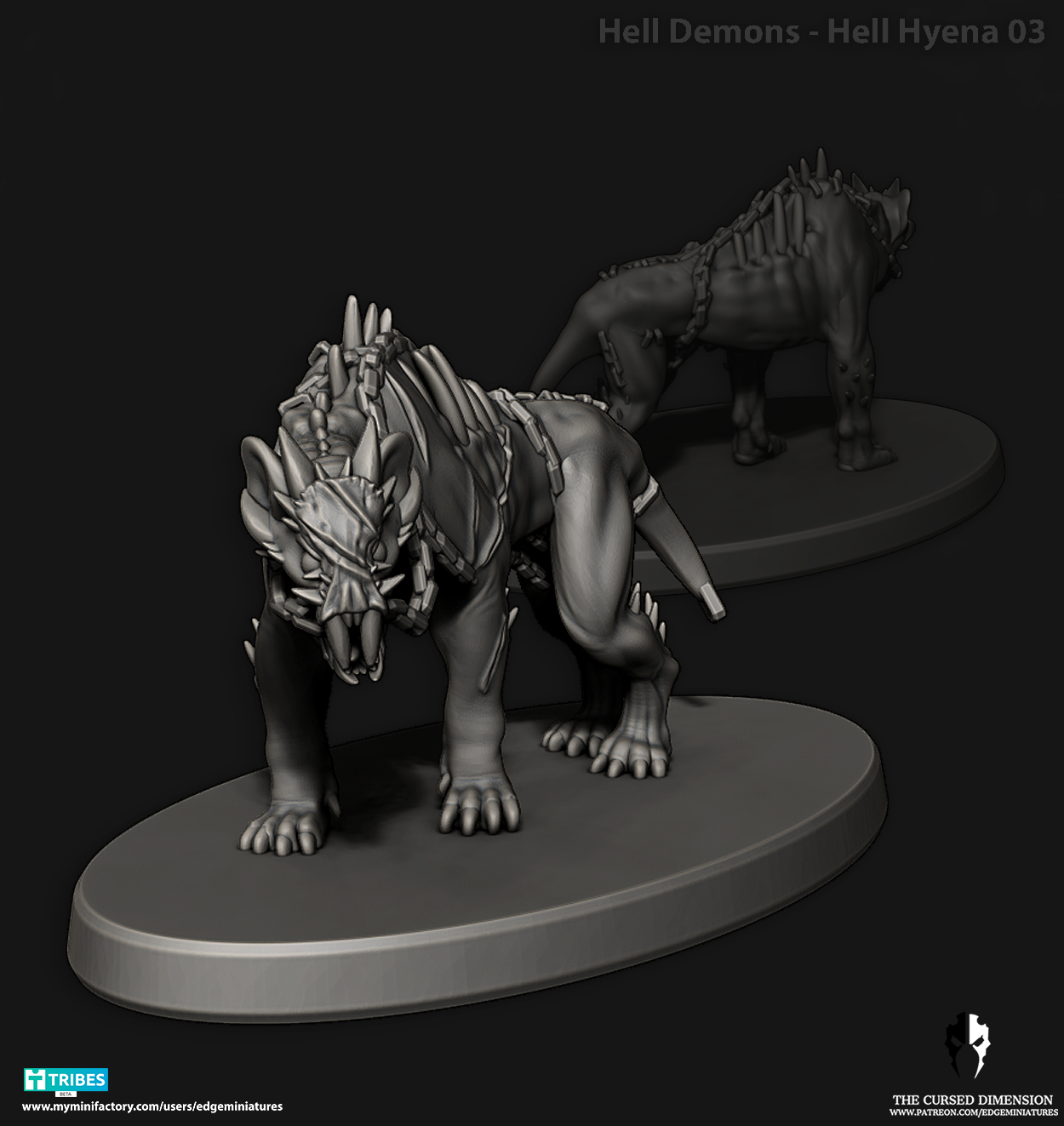 Hell Beast Hyenas Set 28mm - Followers of Change